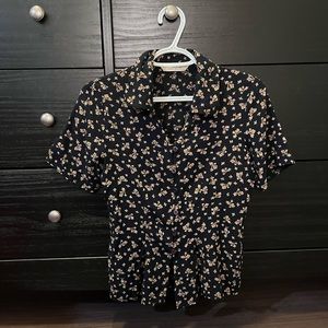 Dorothy Perkins Button Down Half Sleeve Blouse